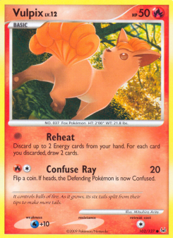 Vulpix - pokemon TCG Card