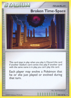 Broken Time-Space - pokemon TCG Card