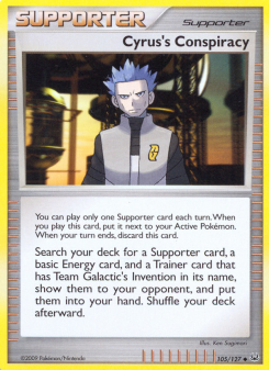 Cyrus's Conspiracy - pokemon TCG Card