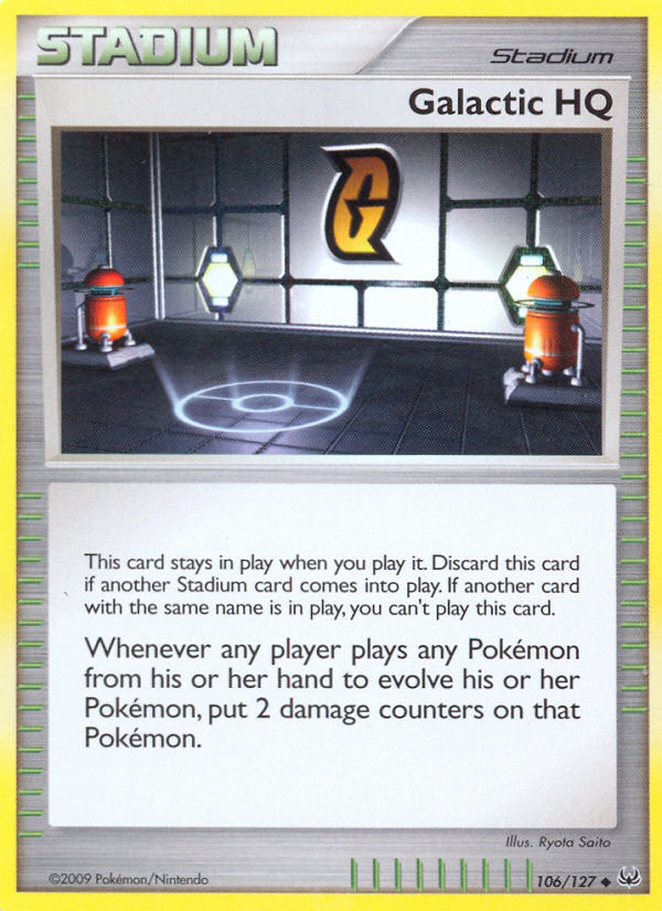 Galactic HQ - Pokémon TCG Card