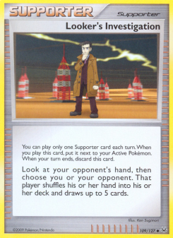 Looker's Investigation - pokemon TCG Card