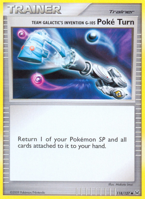 Team Galactic's Invention G-105 Poké Turn - Pokémon TCG Card