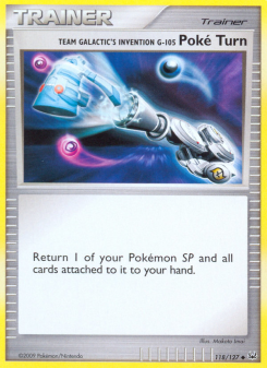 Team Galactic's Invention G-105 Poké Turn - pokemon TCG Card