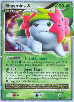 Shaymin - pokemon TCG Card