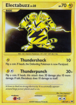 Electabuzz - pokemon TCG Card
