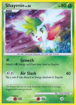 Shaymin - pokemon TCG Card