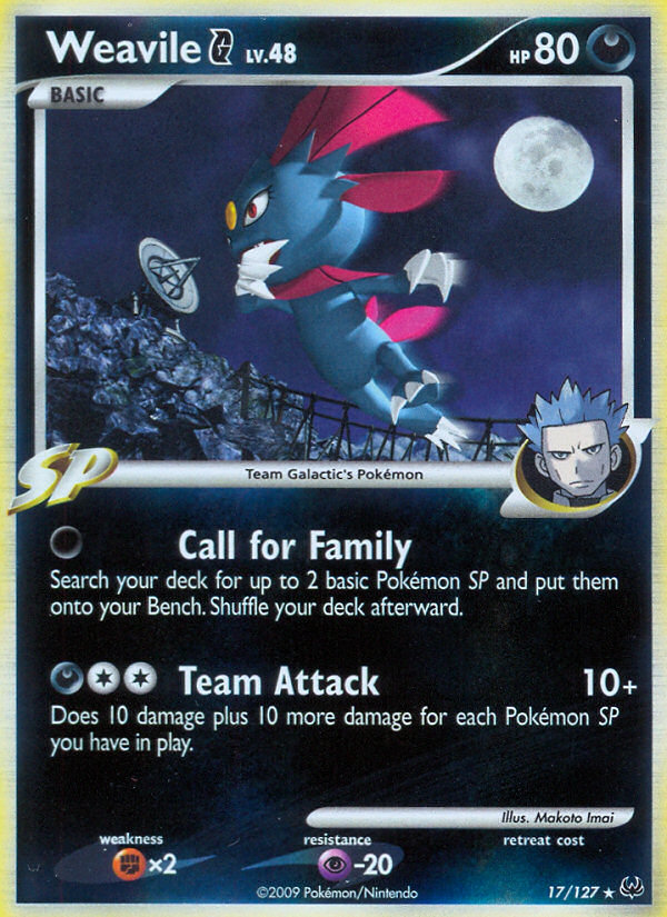 Weavile G - Pokémon TCG Card