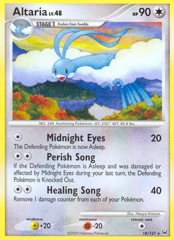 Altaria - Pokémon TCG Card