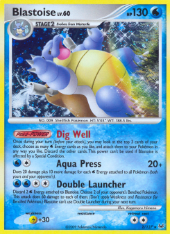 Blastoise - pokemon TCG Card