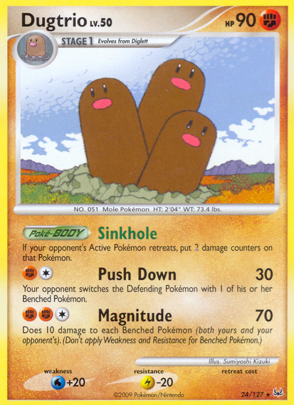 Dugtrio - Pokémon TCG Card