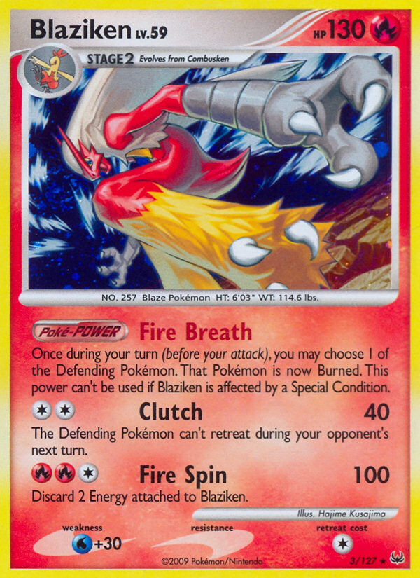 Blaziken - Pokémon TCG Card