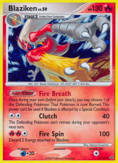 Blaziken - pokemon TCG Card