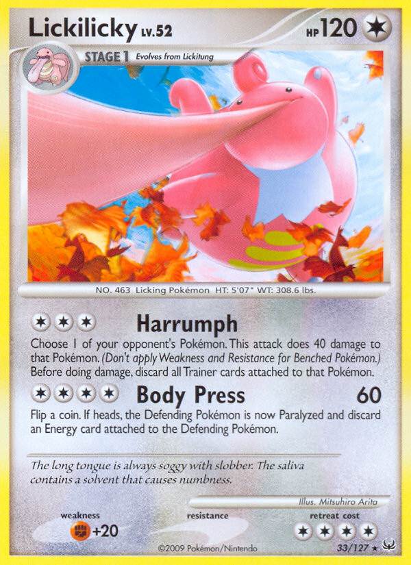 Lickilicky - Pokémon TCG Card