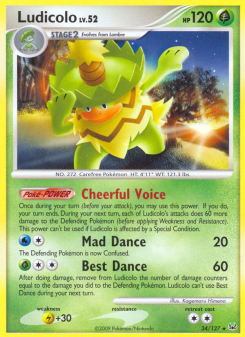 Ludicolo - pokemon TCG Card