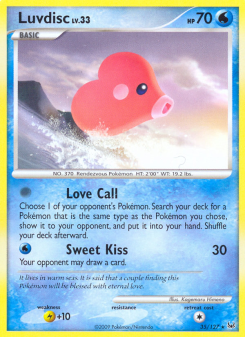 Luvdisc - pokemon TCG Card