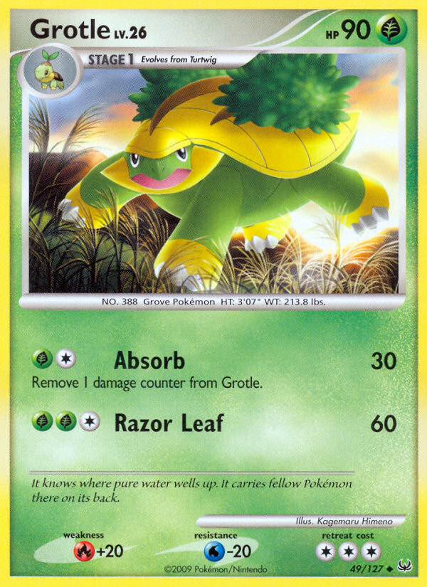 Grotle - Pokémon TCG Card