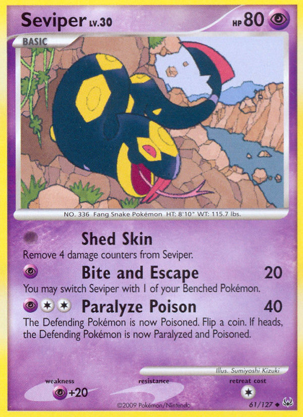 Seviper - Pokémon TCG Card