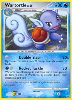 Wartortle - pokemon TCG Card