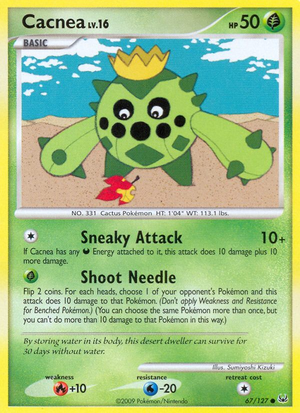 Cacnea - Pokémon TCG Card
