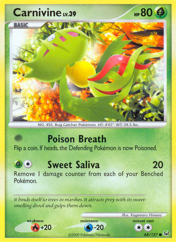 Carnivine - Pokémon TCG Card