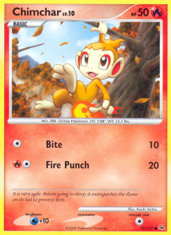 Chimchar - pokemon TCG Card