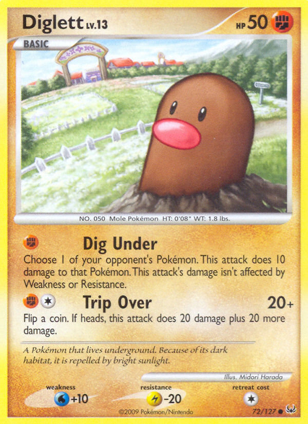 Diglett - Pokémon TCG Card