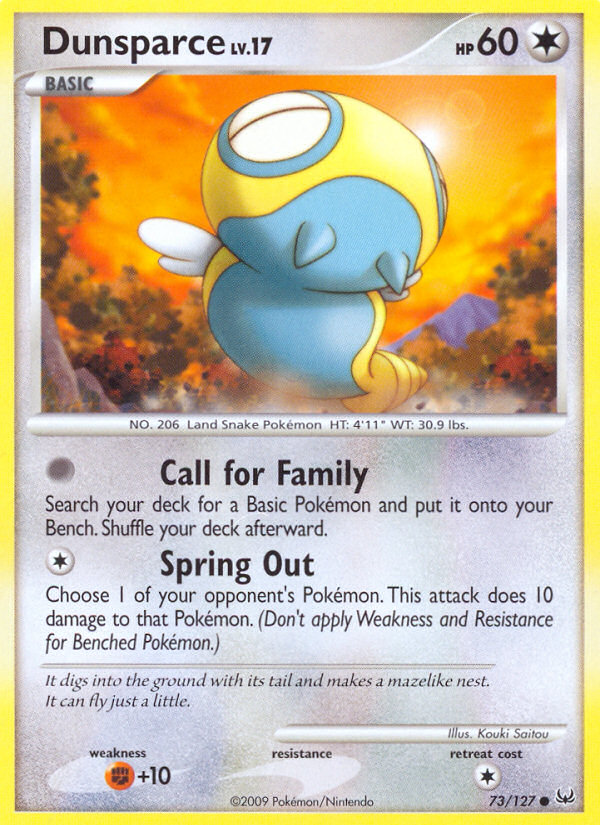 Dunsparce - Pokémon TCG Card