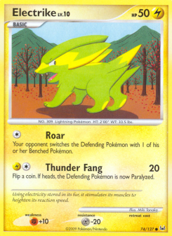 Electrike - pokemon TCG Card