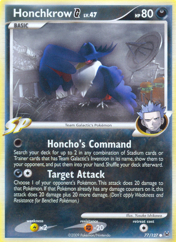 Honchkrow G - Pokémon TCG Card
