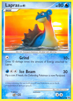 Lapras - pokemon TCG Card