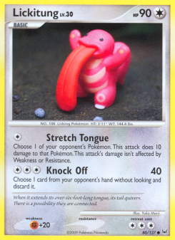 Lickitung - pokemon TCG Card