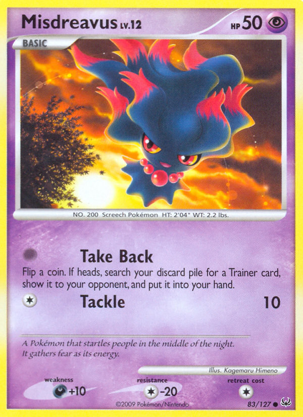 Misdreavus - Pokémon TCG Card