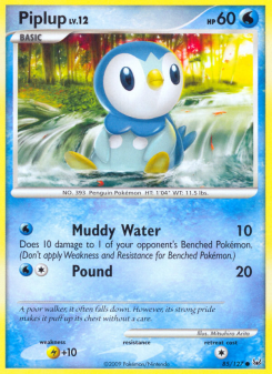 Piplup - pokemon TCG Card