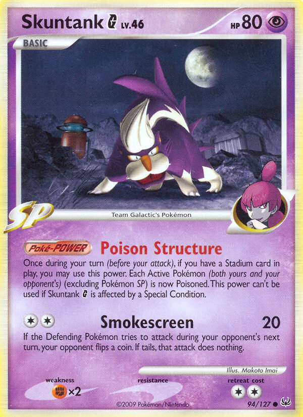 Skuntank G - Pokémon TCG Card