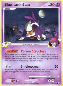 Skuntank G - pokemon TCG Card
