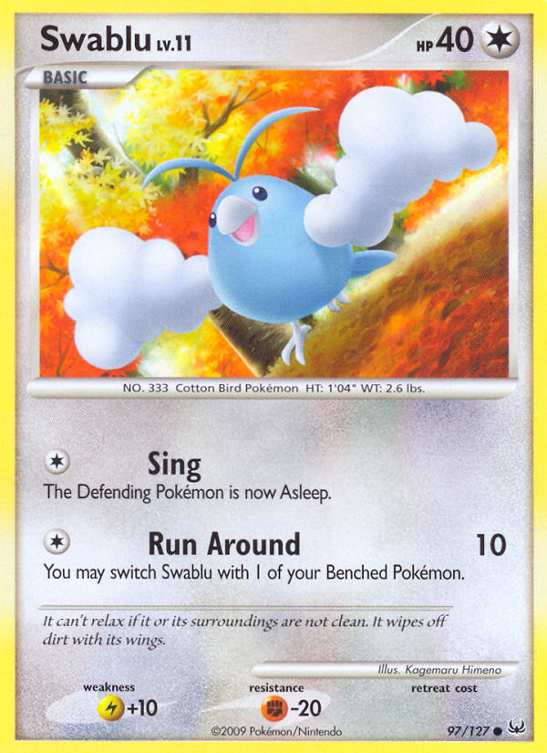 Swablu - Pokémon TCG Card