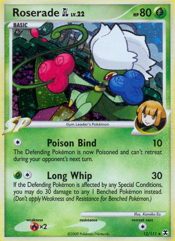 Roserade GL - Pokémon TCG Card