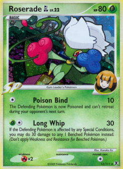 Roserade GL - pokemon TCG Card
