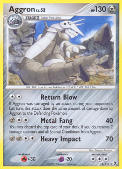 Aggron - pokemon TCG Card