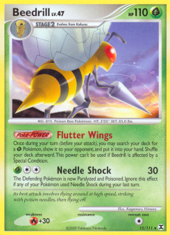 Beedrill - pokemon TCG Card