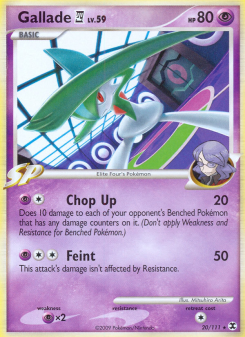 Gallade 4 - pokemon TCG Card