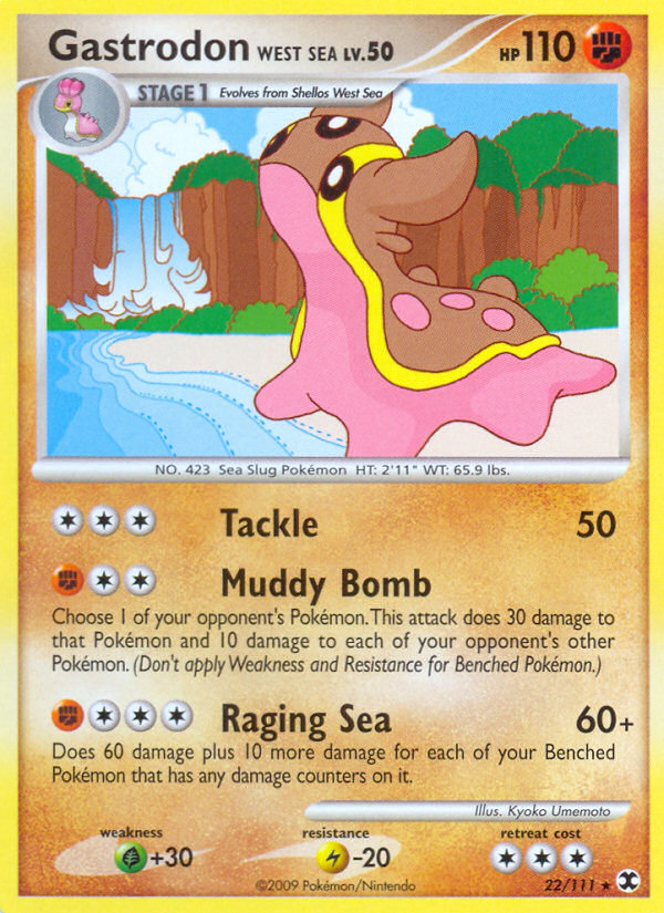 Gastrodon West Sea - Pokémon TCG Card