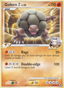 Golem 4 - pokemon TCG Card