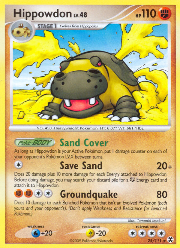 Hippowdon - Pokémon TCG Card