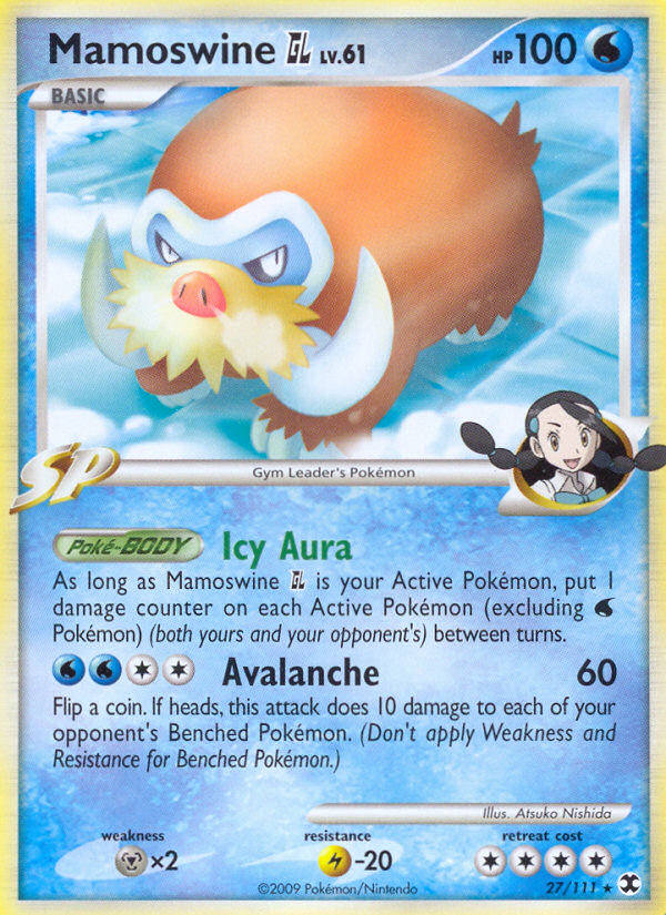 Mamoswine GL - Pokémon TCG Card