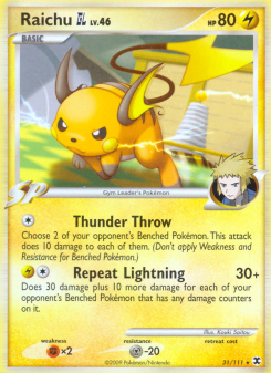 Raichu GL - pokemon TCG Card