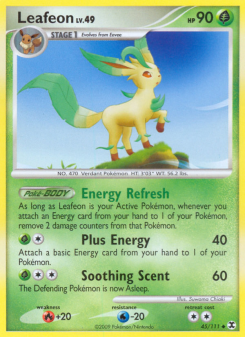 Leafeon - pokemon TCG Card