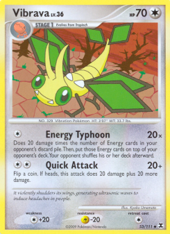 Vibrava - pokemon TCG Card