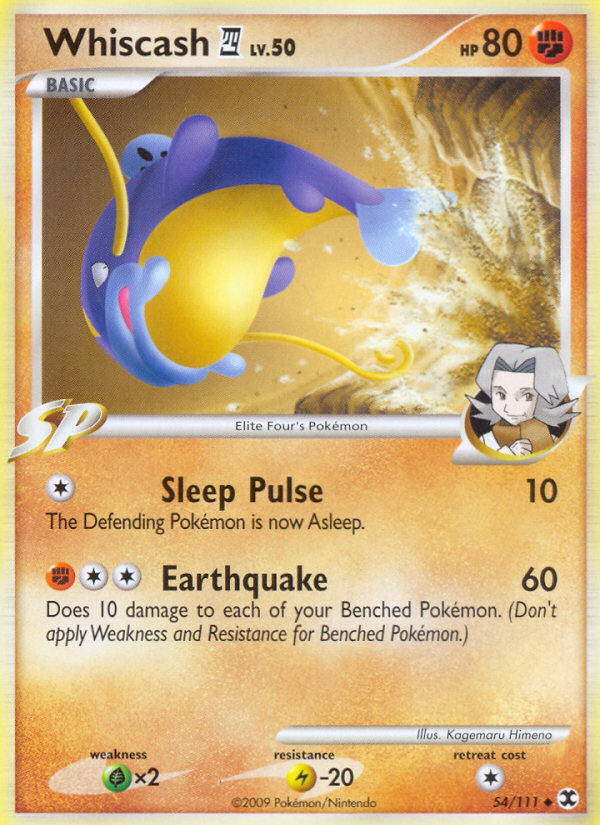 Whiscash 4 - Pokémon TCG Card