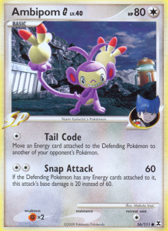 Ambipom G - pokemon TCG Card
